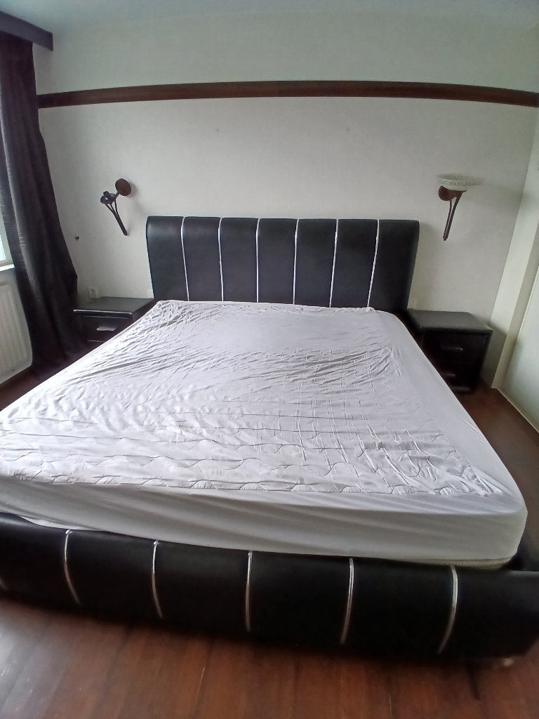 Bed, boxspring, opbergruimte, Antiek en Kunst, Antiek | Meubels | Bedden, Ophalen