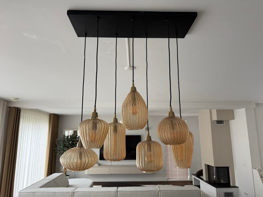 Hanglamp van SoHome, Huis en Inrichting, Ophalen, Gebruikt, Glas, 75 cm of meer