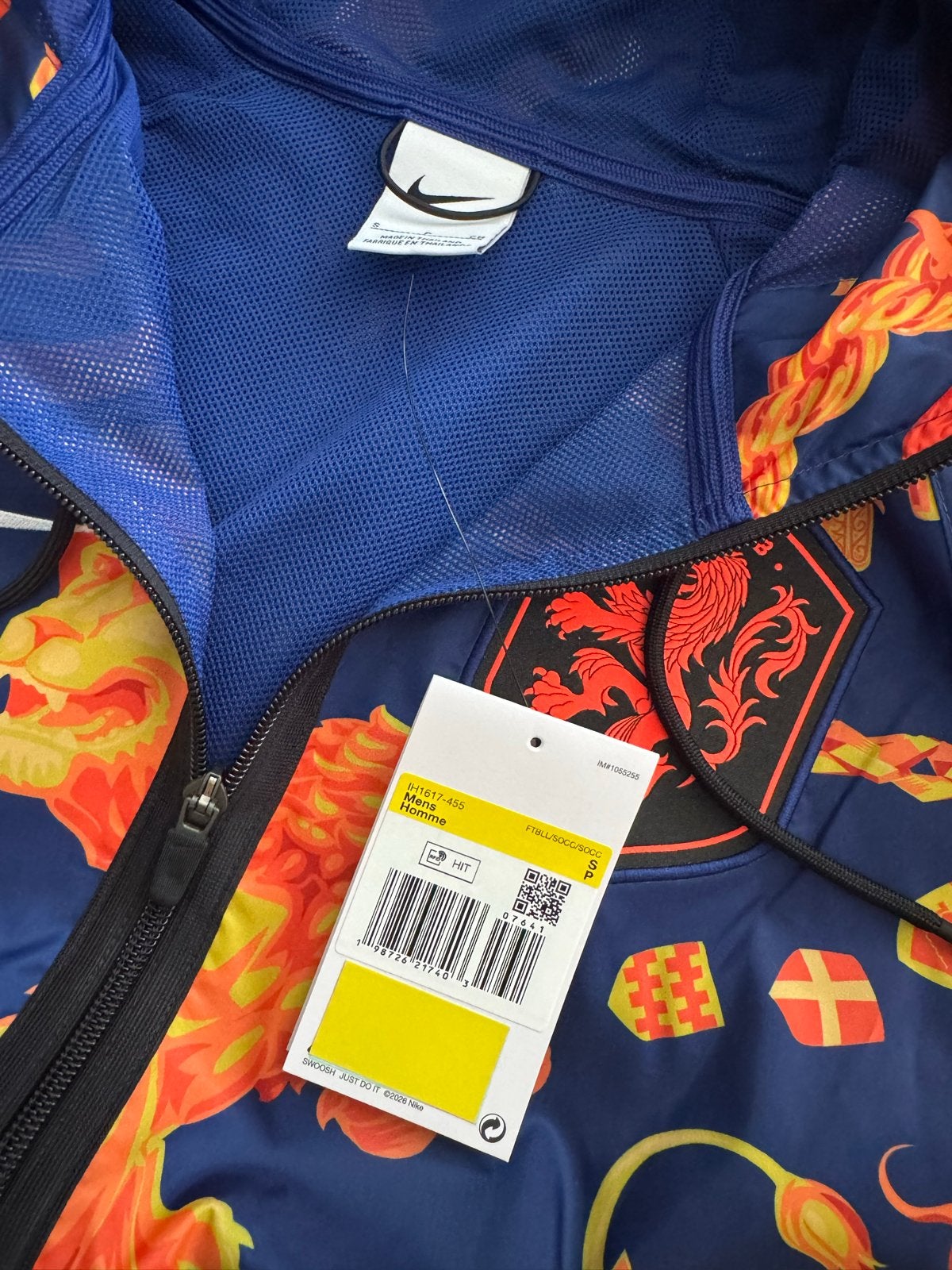 Nike KNVB Patta Windrunner Oranje Leeuw Jas Maat S, Ophalen of Verzenden, Nieuw, Maat 46 (S) of kleiner, Blauw