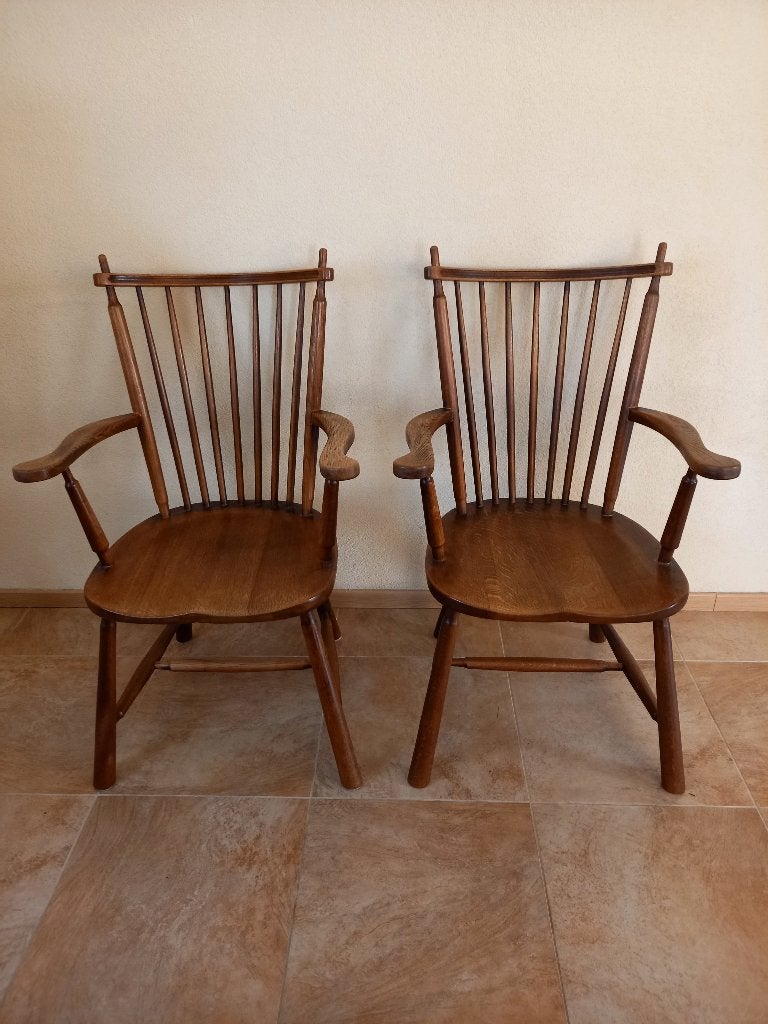 spijlen stoel, Ophalen, Gebruikt, Bruin, Vintage