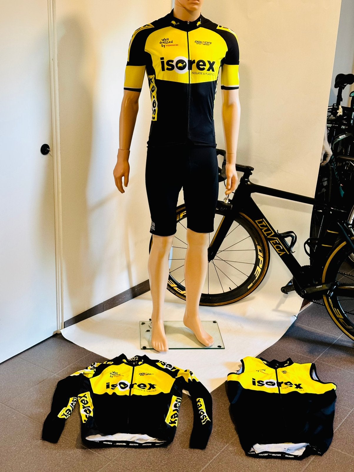 wielrenbroek wielrenshirt windvest inrijjasje maat L, Heren, Ophalen of Verzenden, Zo goed als nieuw, L