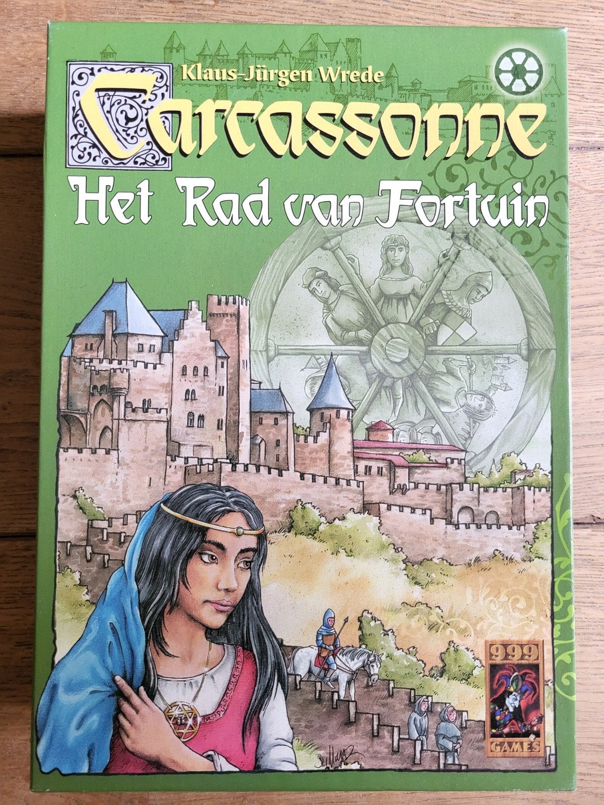 Carcassonne: Het Rad van Fortuin (Zelfstandig Spel) – ZGAN, Hobby en Vrije tijd, Vijf spelers of meer, Ophalen of Verzenden, Zo goed als nieuw