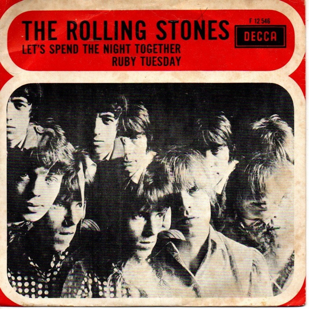 Rolling stones -- Let's Spend The Night Together, Cd's en Dvd's, Vinyl Singles, Gebruikt, 7 inch, Single, Pop