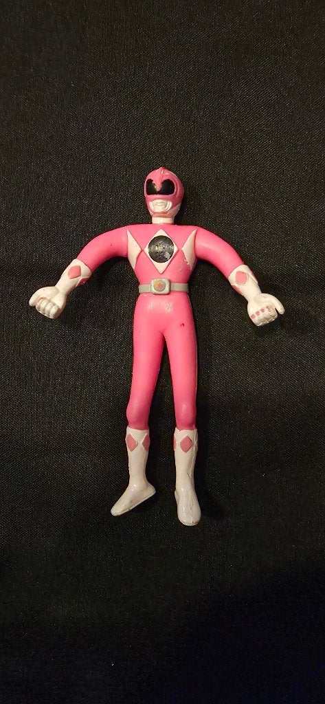 Power rangers roze rubber ranger, Ophalen of Verzenden, Gebruikt