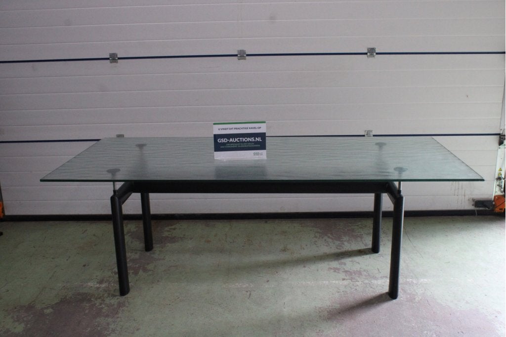 LC6 Glazen Eetkamertafel voor Cassina, Huis en Inrichting, Tafels | Eettafels, Ophalen of Verzenden, Niet ingevuld, Niet ingevuld