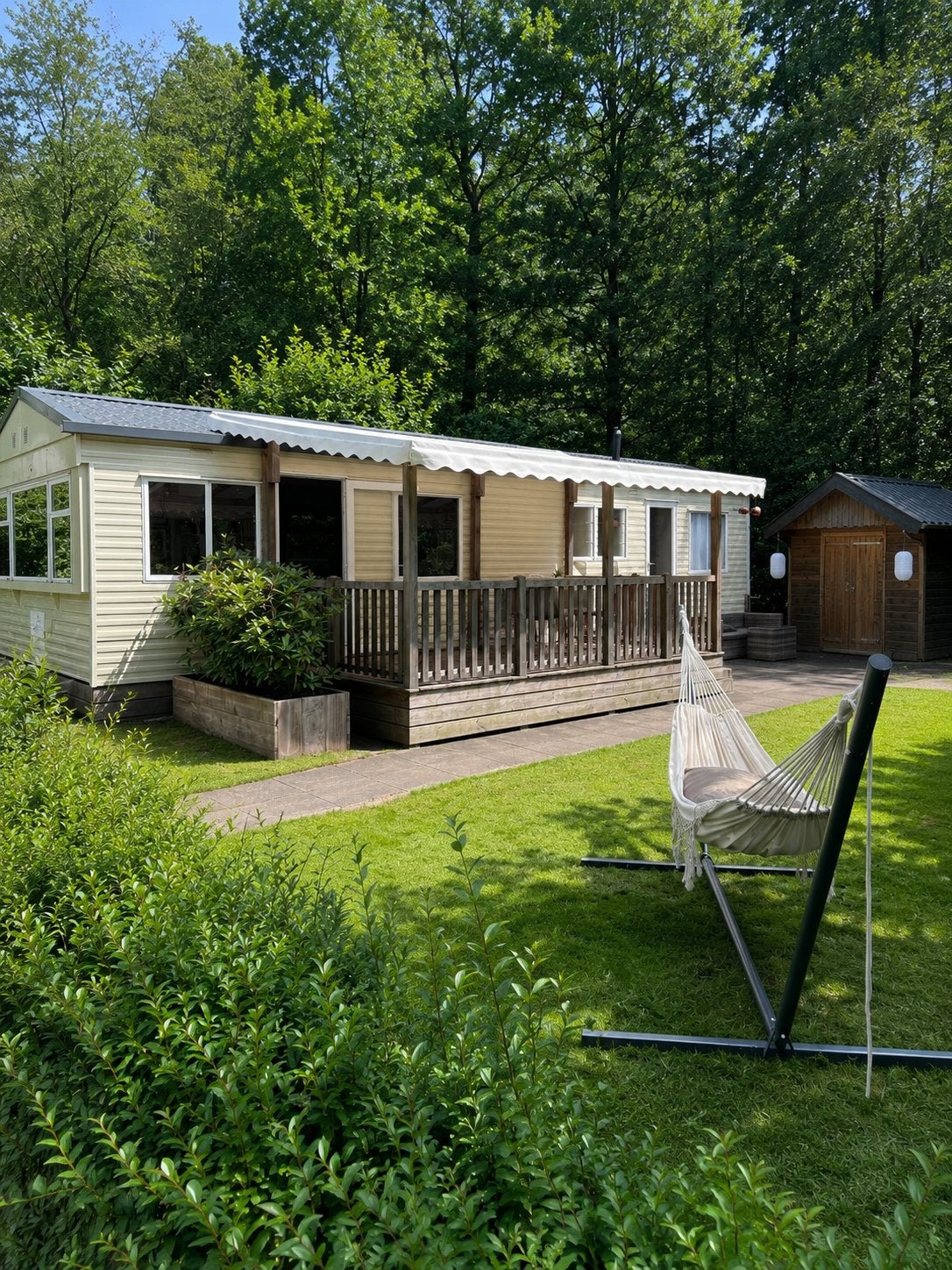 Te huur mooie stacaravan op Molecatenpark t Hout Bakkeveen, Caravans en Kamperen, Verhuur