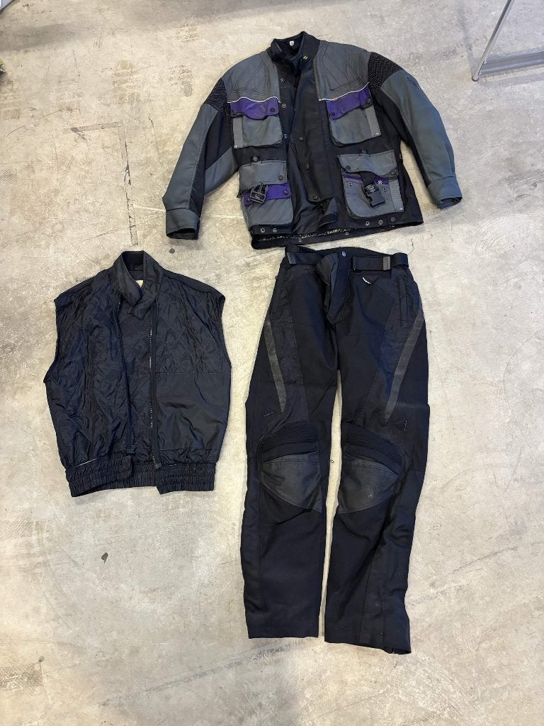 Motorpak textiel, jas maat S + Lookwell broek XS, Motoren, Combipak, Dames, Lookwell, Ophalen of Verzenden