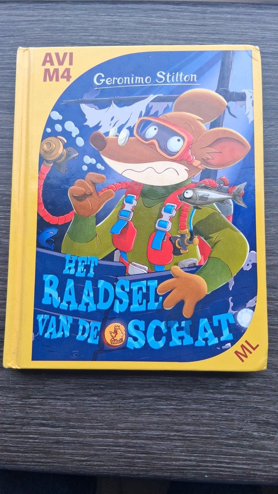 Geronimo Stilton - Het Raadsel van de Schat (AVI M4), Ophalen of Verzenden, Gelezen, Geronimo Stilton, Fictie algemeen
