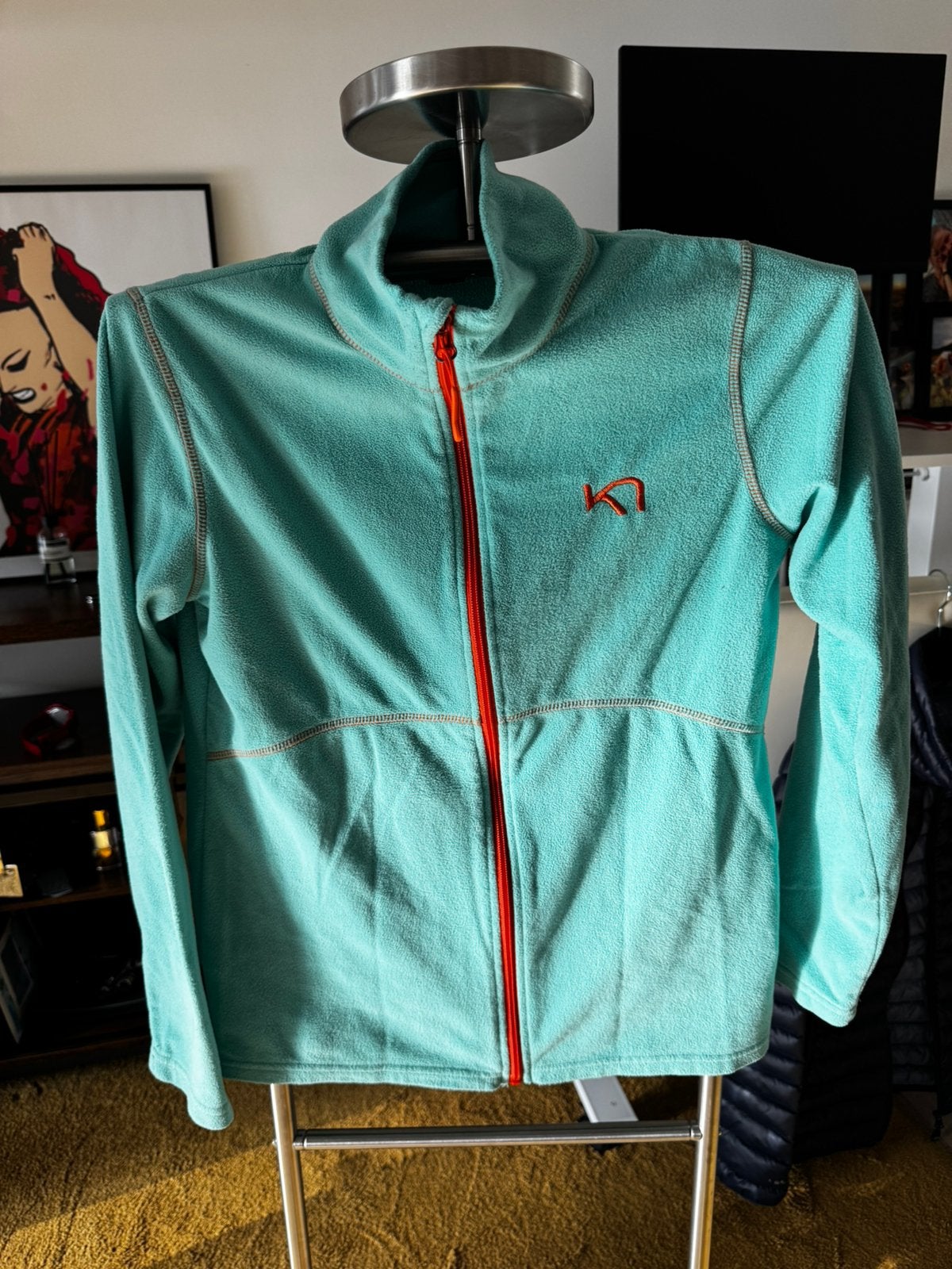 Fleece Vest by Kari Traa/ Aqua, Kleding | Dames, Truien en Vesten, Ophalen of Verzenden, Zo goed als nieuw, Maat 38/40 (M), Groen
