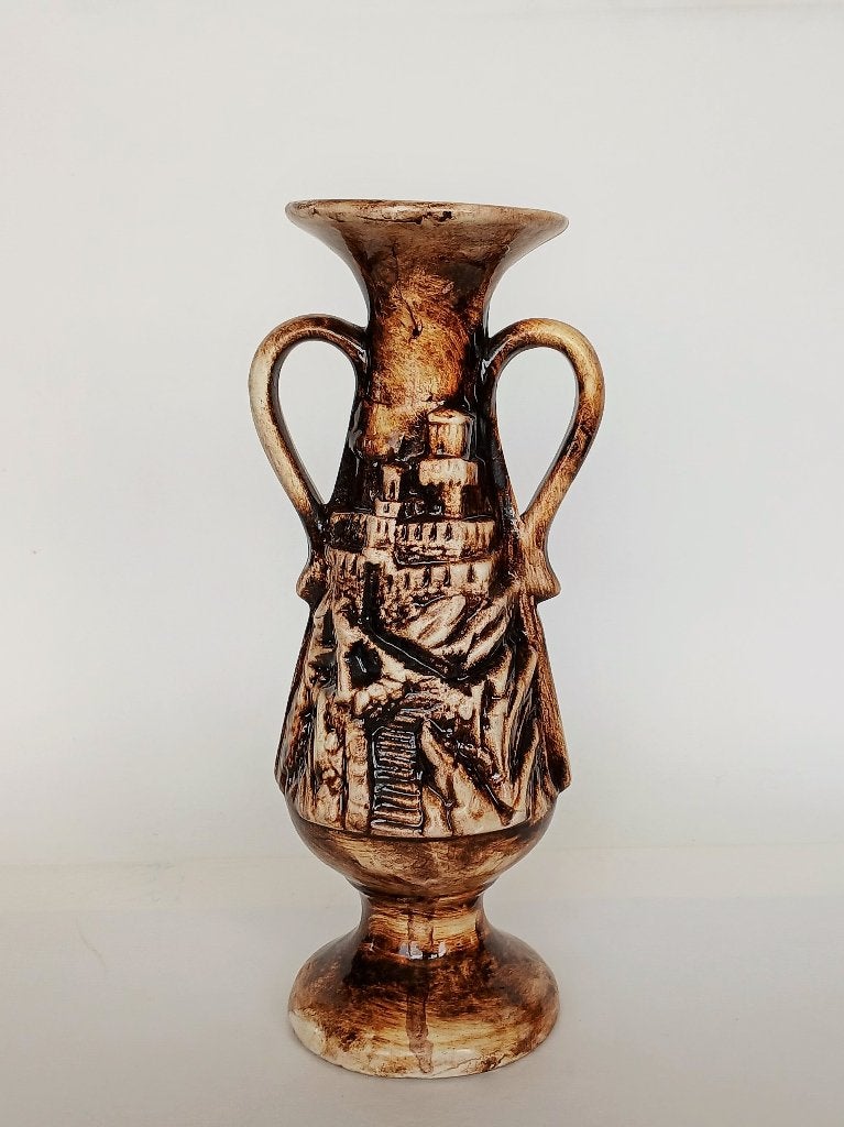 Vaas Amfora San Marino Keramiek Vintage, Ophalen of Verzenden