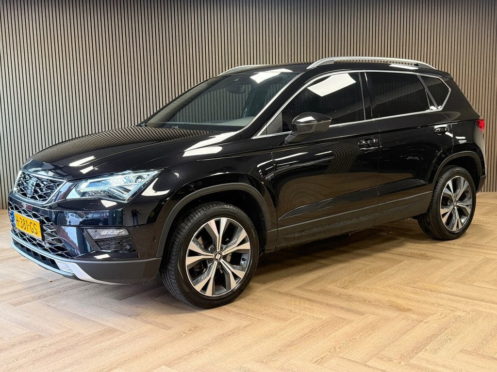 Seat Ateca 1.4 TSI FR 150PK DSG TREKHAAK LEDER APPLE CARPLAY, Auto's, Seat, 4 cilinders, Ateca, Zwart, Leder