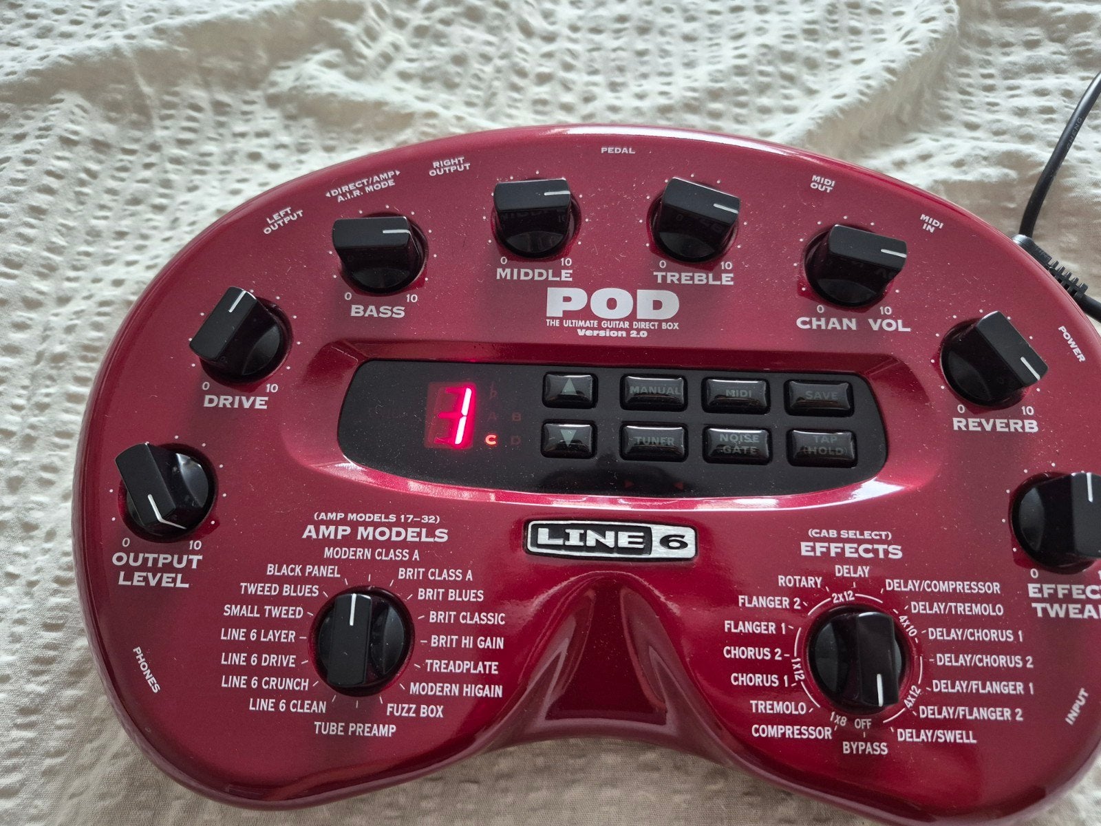 Line 6 POD 2.0 gitaar multi-effect, Muziek en Instrumenten, Ophalen of Verzenden, Gebruikt, Multi-effect