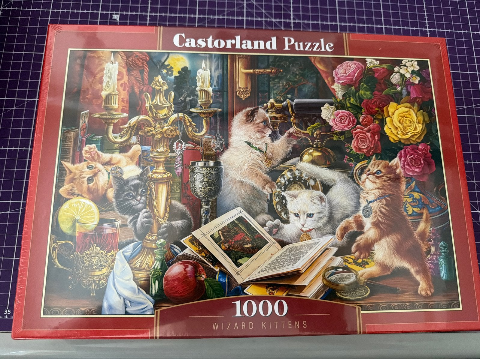 Castorland Legpuzzel Wizard Kittens 1000 stukjes, Verzenden, 500 t/m 1500 stukjes, Nieuw, Legpuzzel