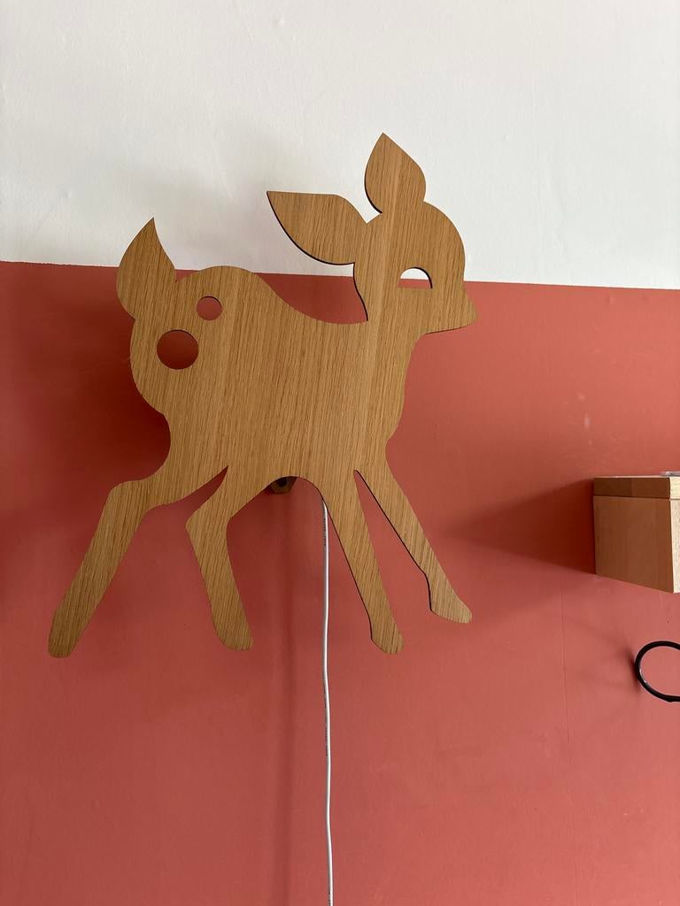 Ferm Living wandlampje hert, Ophalen of Verzenden, Zo goed als nieuw