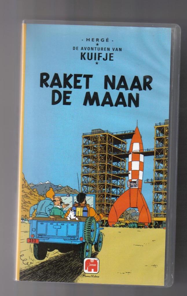 Videoband De Avonturen van Kuifje - Raket naar de Maan, Alle leeftijden, Ophalen of Verzenden, Gebruikt