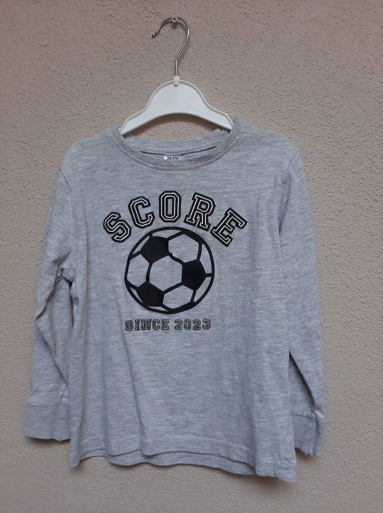 ZGAN longsleeve score Mt 98/104, Kinderen en Baby's, Kinderkleding | Maat 98, Zeeman, Ophalen of Verzenden, Zo goed als nieuw