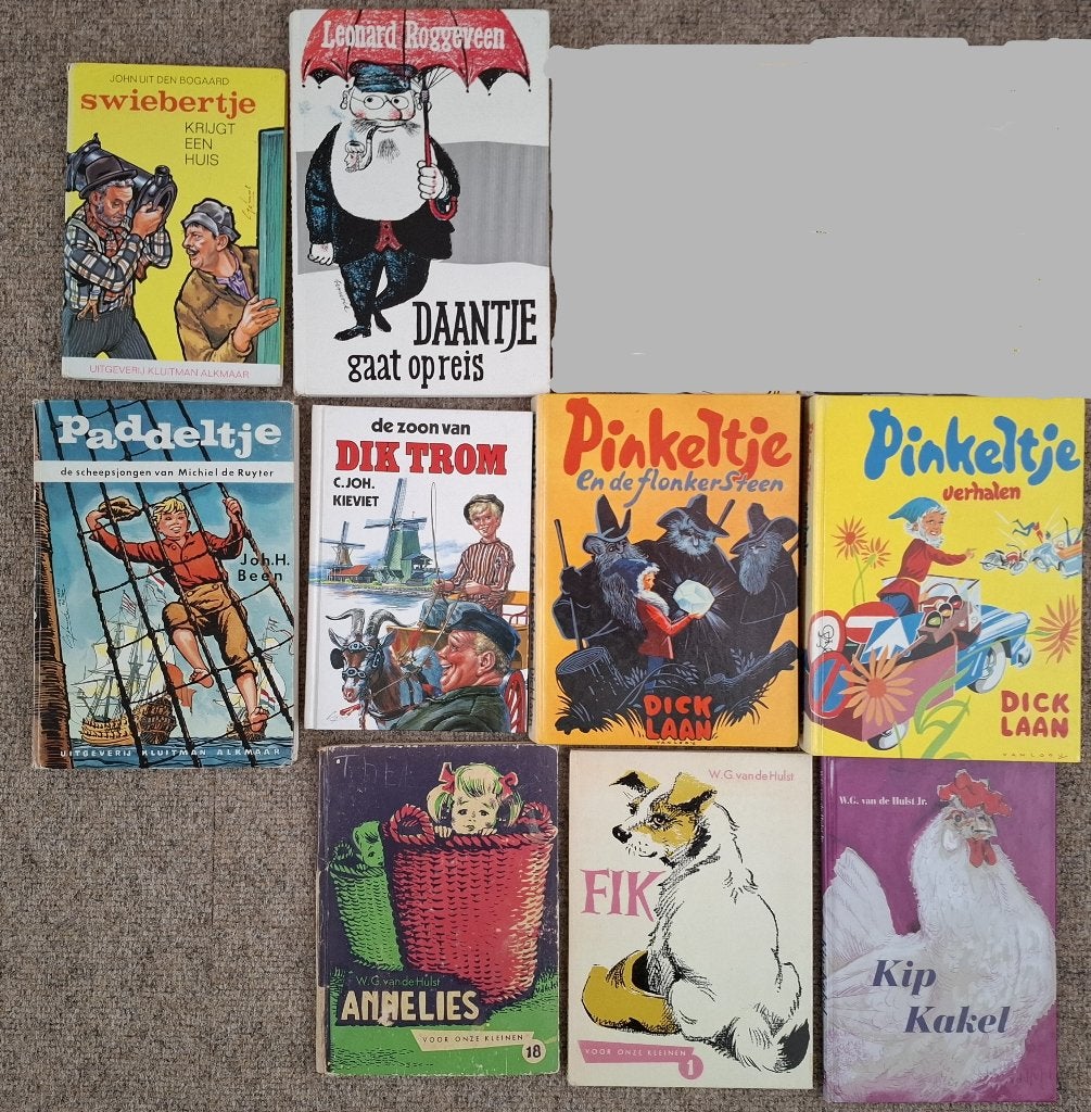 brocante kinderboeken uit jaren 1960-1970, Ophalen of Verzenden