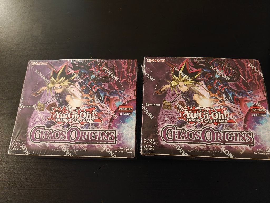 Chaos Orgins first edition booster box Yugioh, Ophalen of Verzenden, Nieuw, Boosterbox