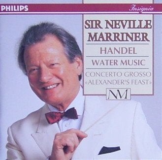 HANDEL Water music CD MARRINER PHILIPS INSIGNIA NIEUWSTAAT, Ophalen of Verzenden, Barok, Zo goed als nieuw, Orkest of Ballet