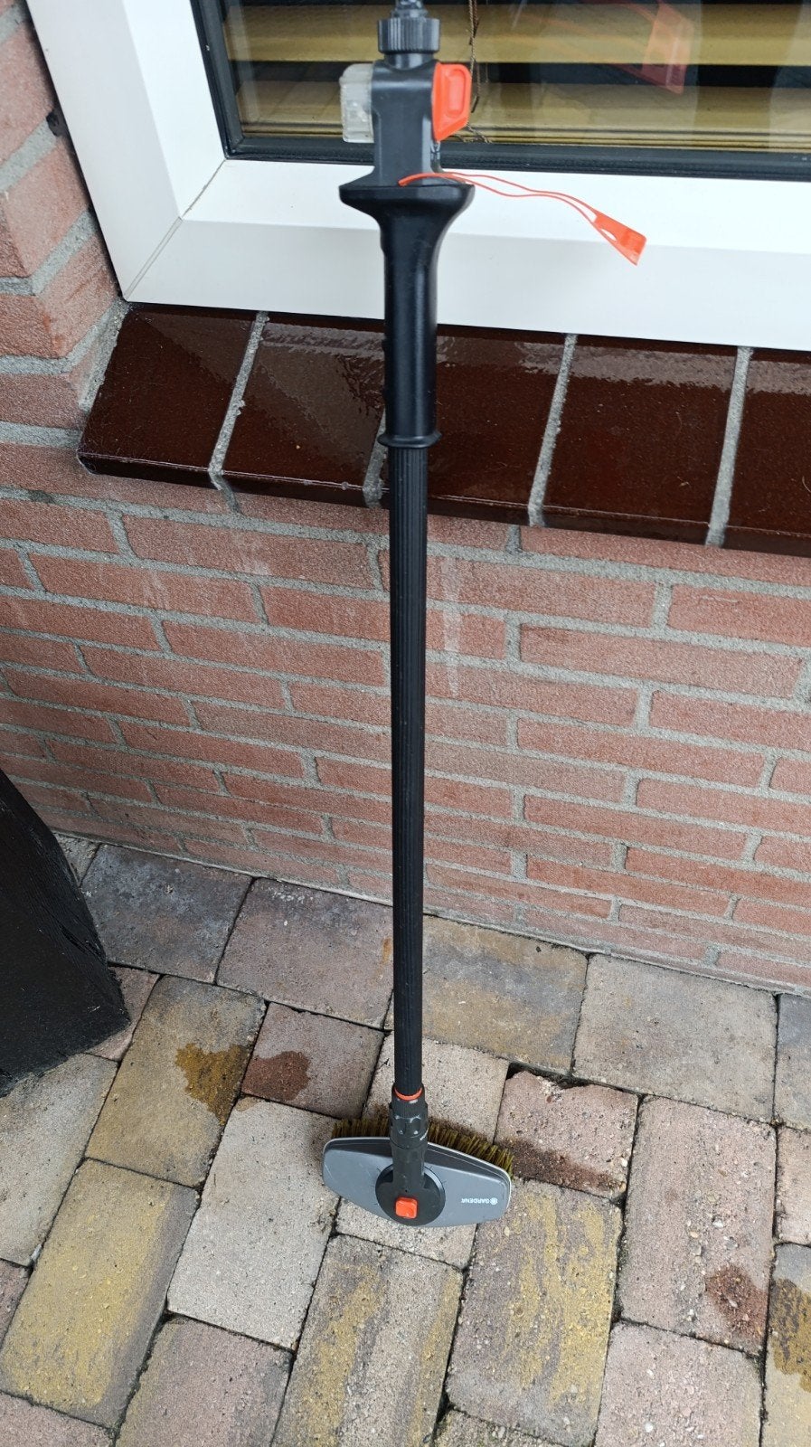 Gardena autowasborstel, Ophalen, Gebruikt