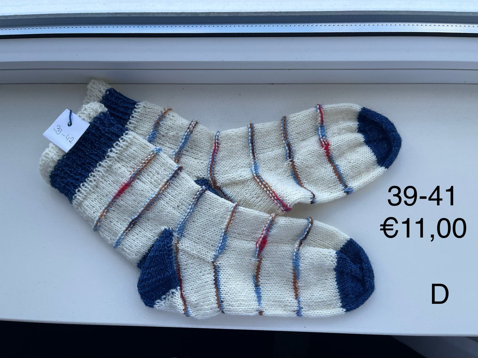 Handgebreide sokken, Sokken en Kniesokken, Beige, Nieuw, Ophalen of Verzenden