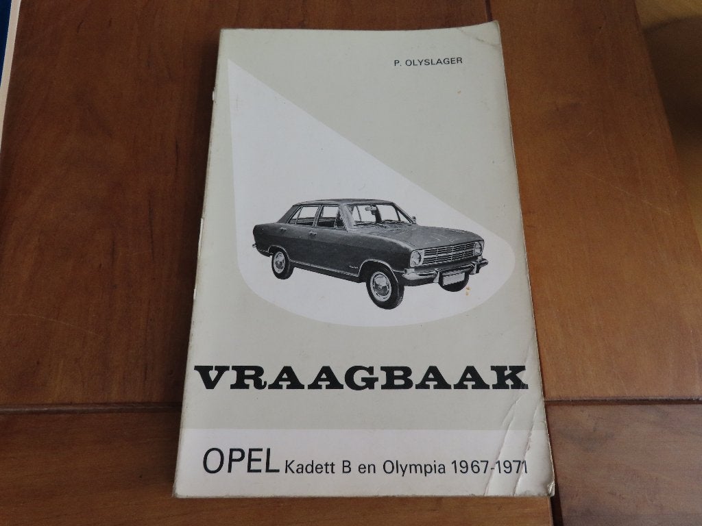 Vraagbaak Opel kadett B, Opel Olympia 1967 - 1971, 142 blz, Ophalen of Verzenden
