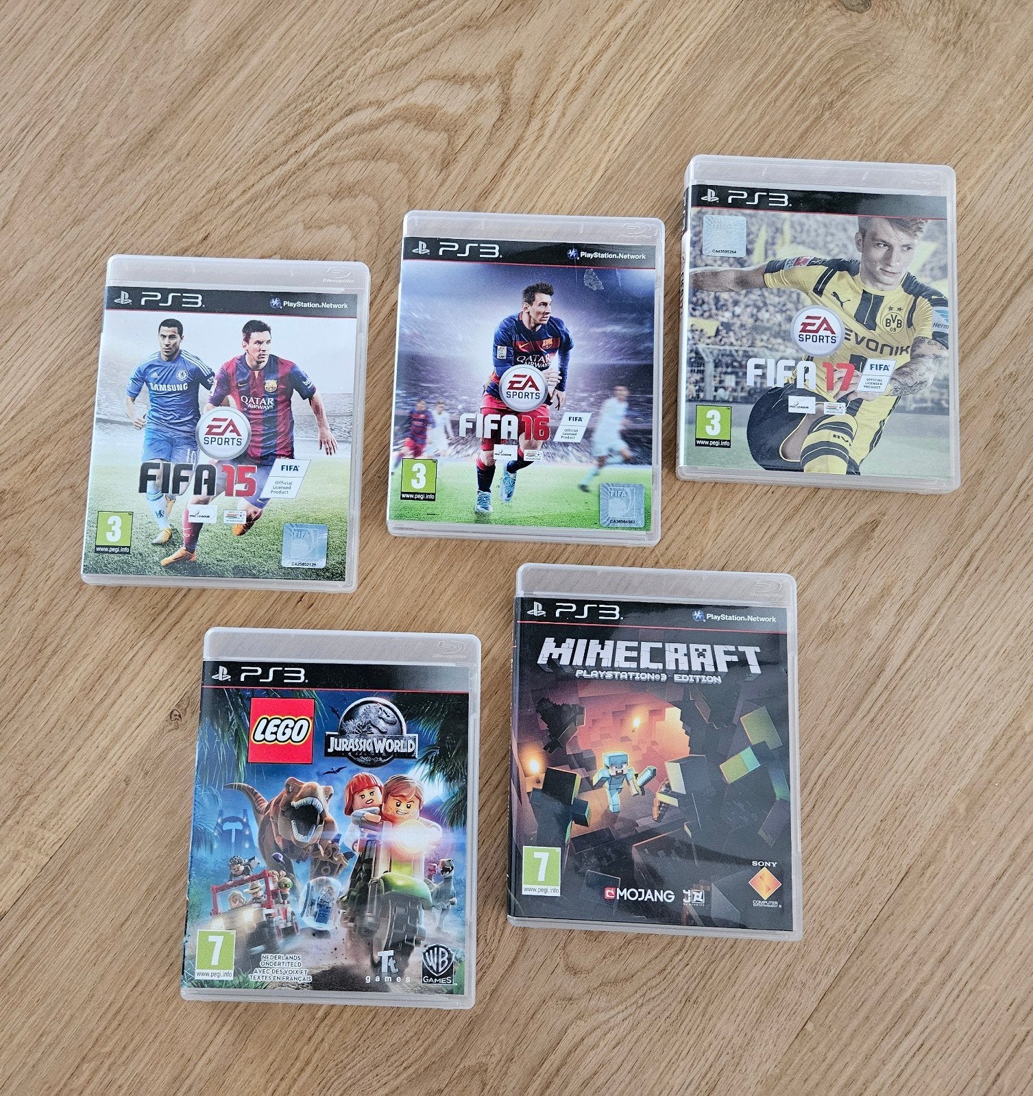 4 Playstation PS3 games oa FIFA 15, 16 en 17, Gebruikt, Ophalen of Verzenden, Sport, 3 spelers of meer
