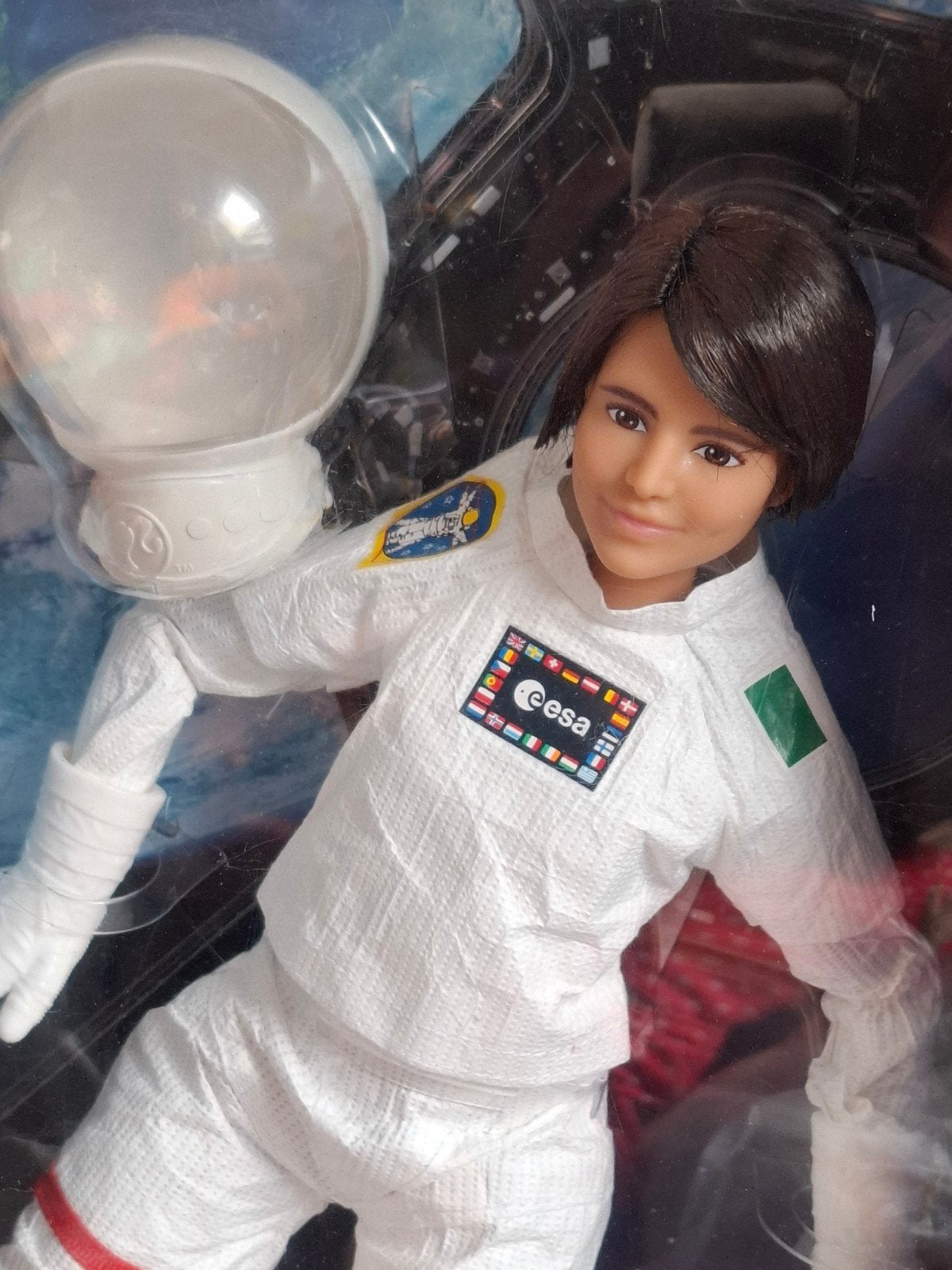 Barbie Samantha Cristoforetti NRFB, Ophalen of Verzenden, Zo goed als nieuw, Fashion Doll