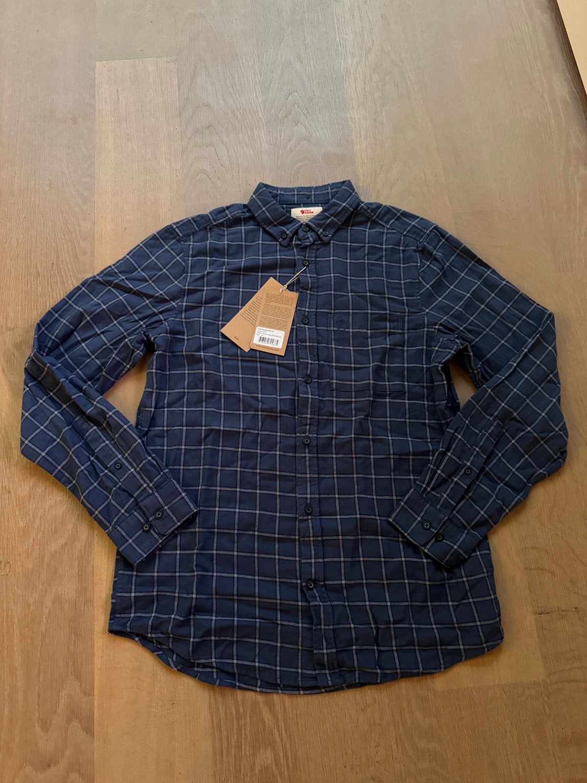 Nieuw Fjallraven ovik flannel shirt maat m blauw, Ophalen of Verzenden, Zo goed als nieuw, Blauw