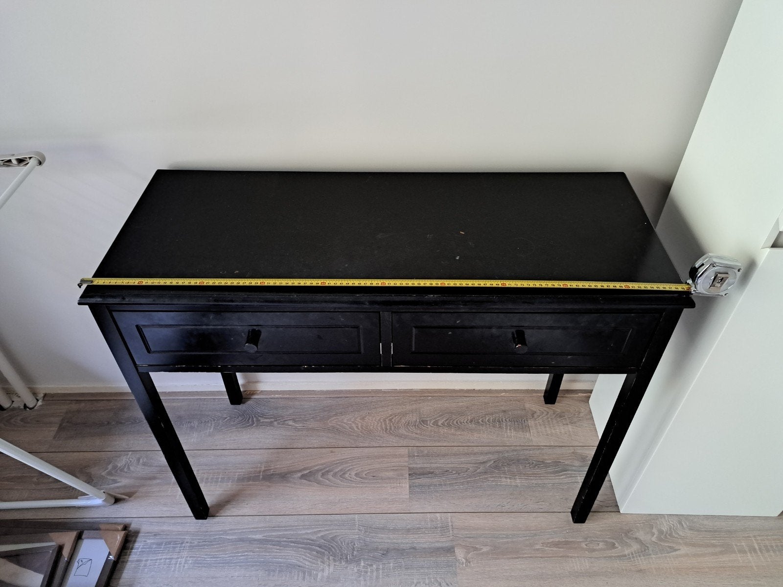 Zwarte kaptafel 80 (h) x 100 (b) x 40 (d), Ophalen, Gebruikt, 100 tot 150 cm, 25 tot 50 cm
