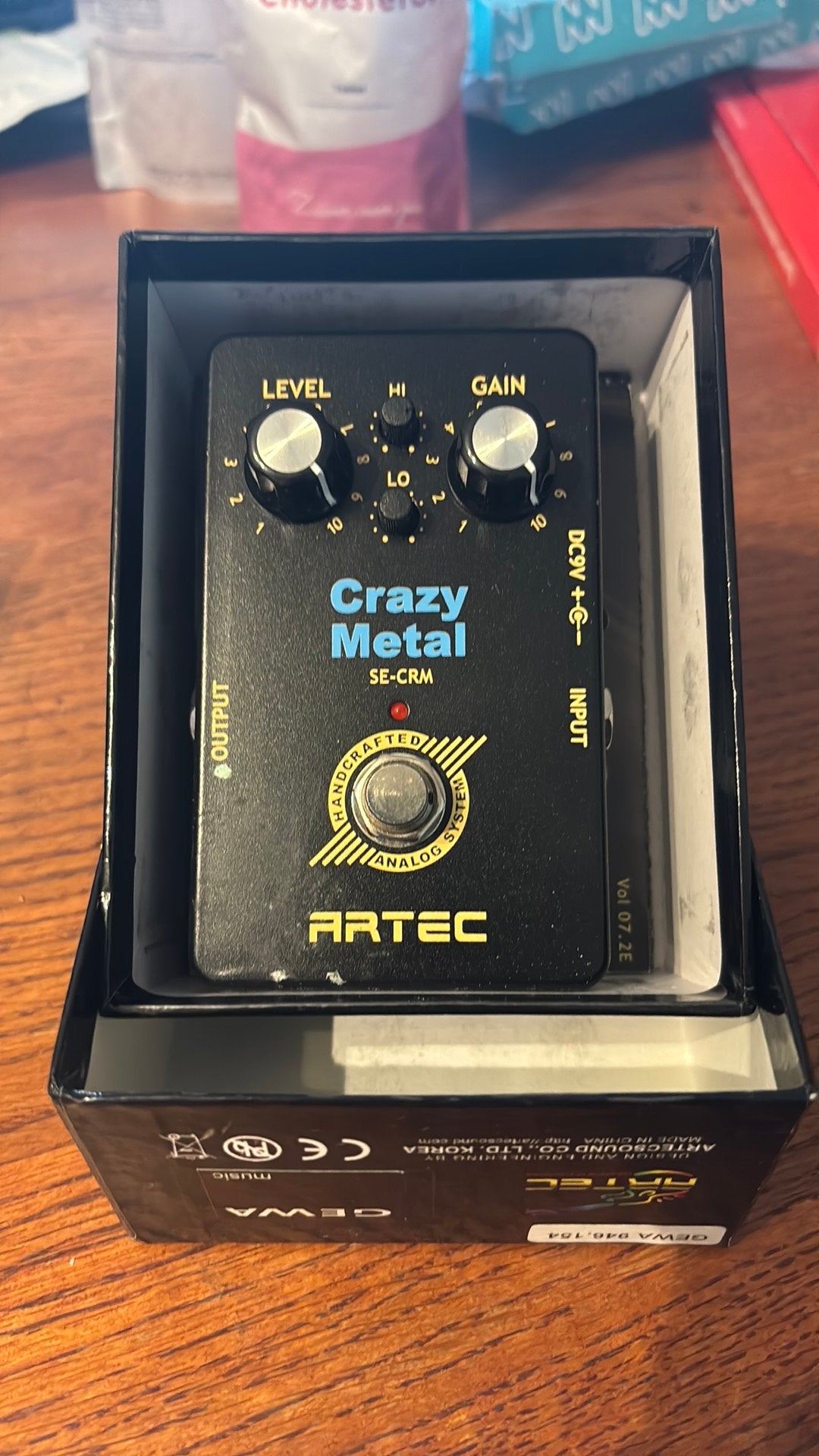 Artec Crazy Metal SE-CRM Gitaar Pedaal, Muziek en Instrumenten, Effecten, Ophalen of Verzenden, Zo goed als nieuw, Distortion, Overdrive of Fuzz