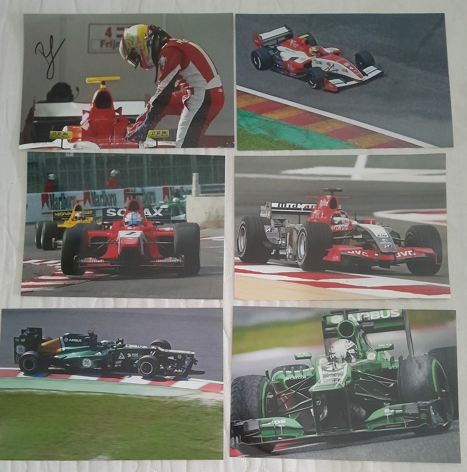 6 x Racing Formule foto's van Nederlandse coureurs, Ophalen of Verzenden, Zo goed als nieuw, Formule 1