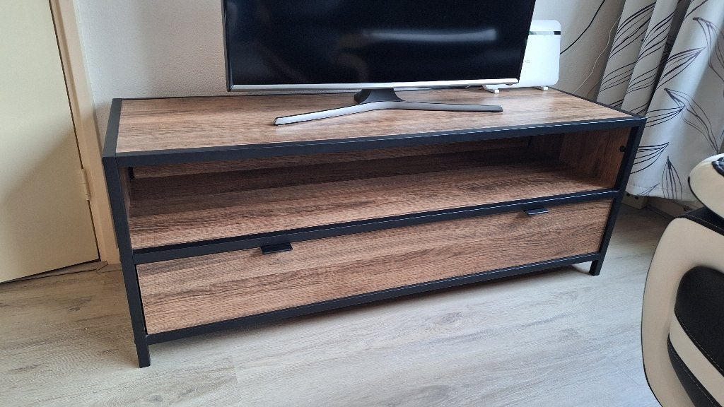Tv meubel, Ophalen, 100 tot 150 cm, Zo goed als nieuw, Minder dan 100 cm
