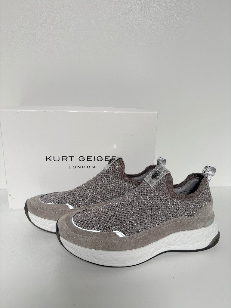 KURT GEIGER Kingston slip on NIEUW sneakers  Maat 39,5, Nieuw, Ophalen of Verzenden, Sneakers of Gympen, Grijs