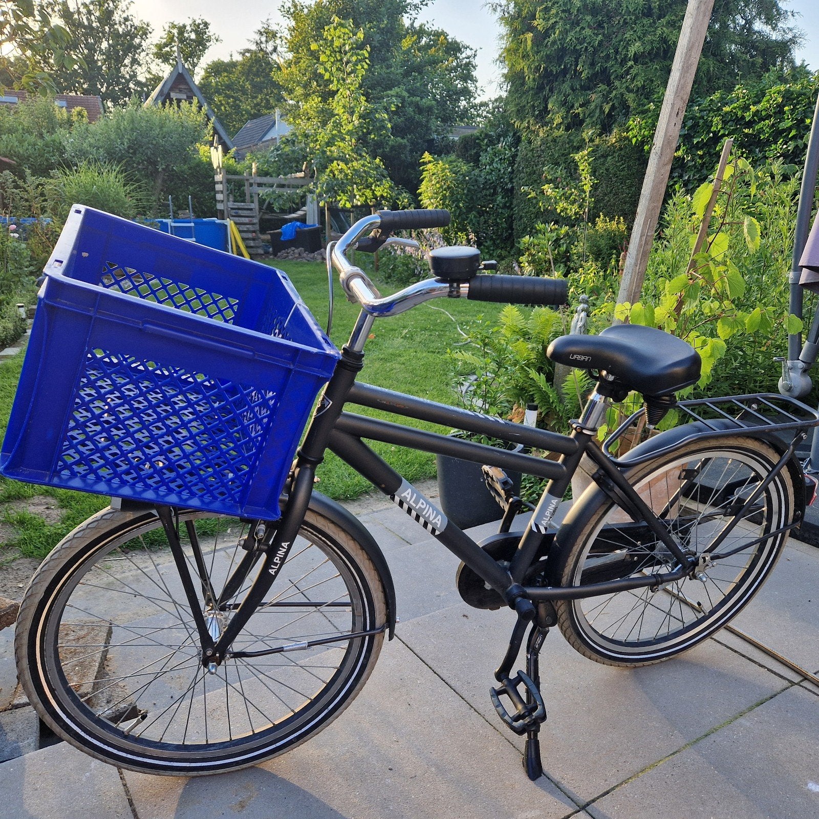 Alpina Cargo jongensfiets, Fietsen en Brommers, Fietsen | Kinderfietsjes, Ophalen, Zo goed als nieuw, Alpina Cargo, Terugtraprem