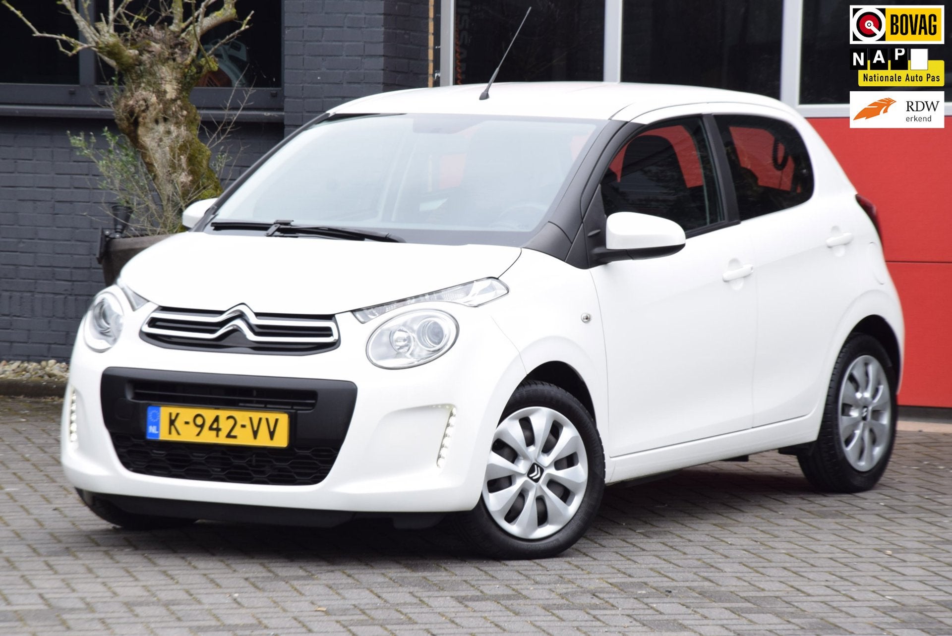 Citroen C1 1.0 VTi Feel 2021 Airco 5 Deurs, Auto's, Citroën, Voorwielaandrijving, Stof, 4 stoelen, C1