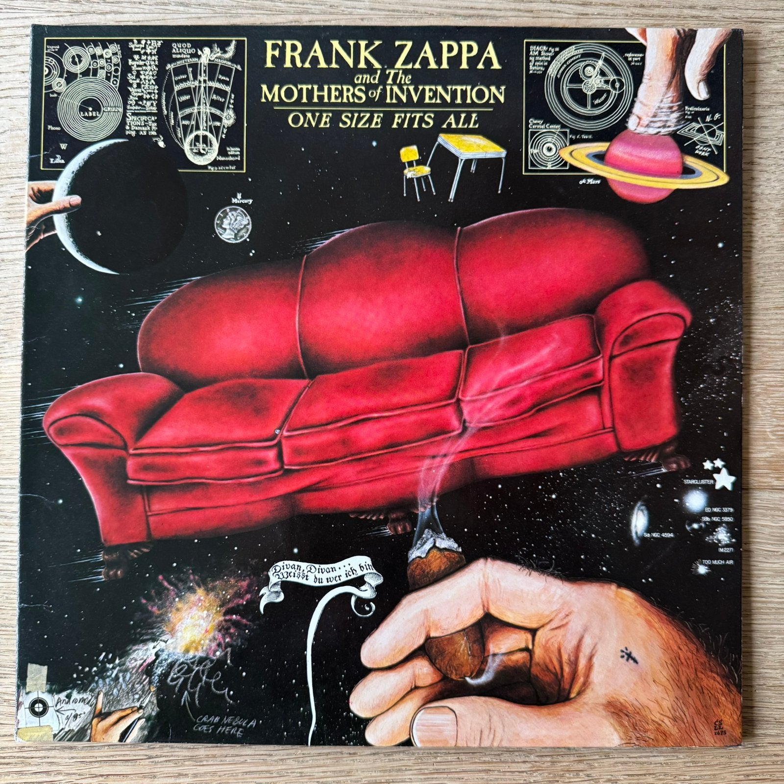 Frank Zappa And The Mothers Of Invention One Size..Vinyl LP, Progressive, Gebruikt, Ophalen of Verzenden, Gatefold hoes