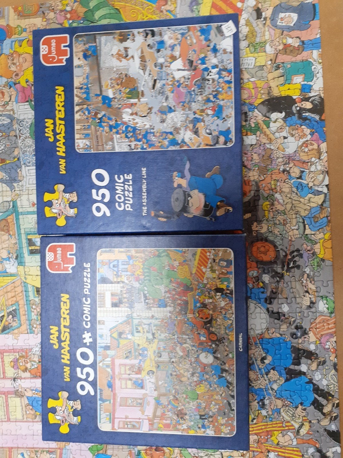 Legpuzzel jan van haasteren compleet, Ophalen, 500 t/m 1500 stukjes, Zo goed als nieuw