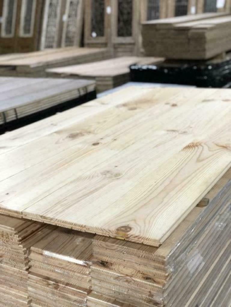 MASSIEVE PINE VLOERDELEN 120MM BREED, Ophalen of Verzenden, Nieuw, Parket