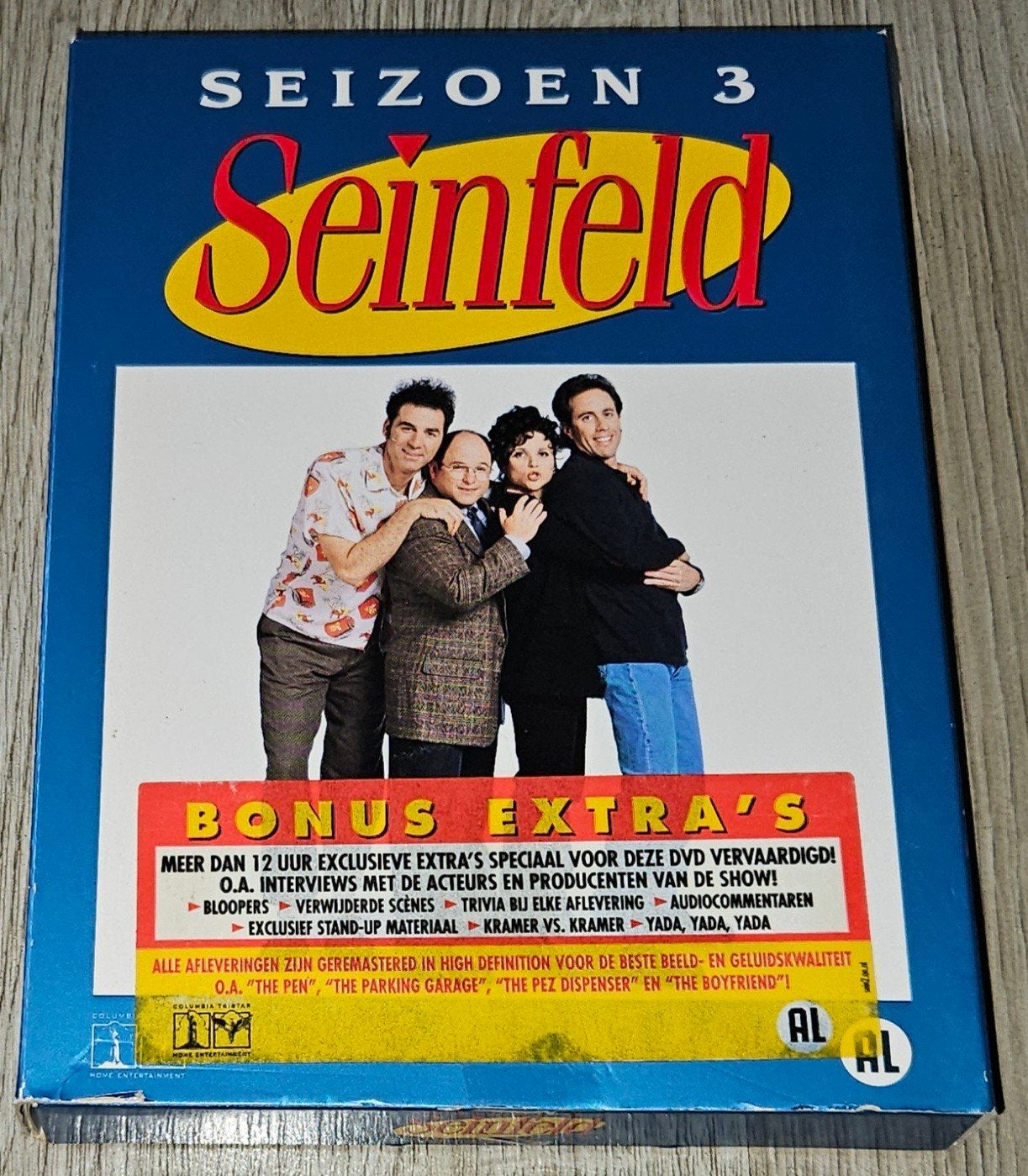 Seinfeld - Seizoen 3 DVD Boxset - Komedie Klassieker, Cd's en Dvd's, Spaans, Bonusmateriaal, Alle leeftijden, Ophalen of Verzenden