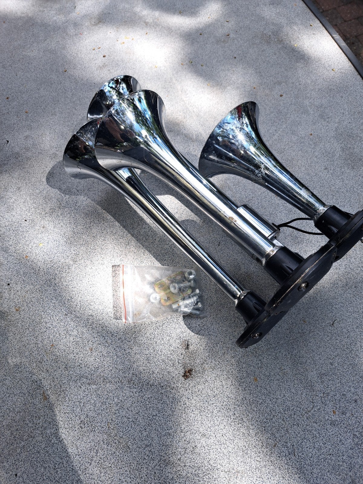 Luchthoorn voor truck of boot 12V of 24V, Auto-onderdelen, Ophalen, Nieuw, Universele onderdelen
