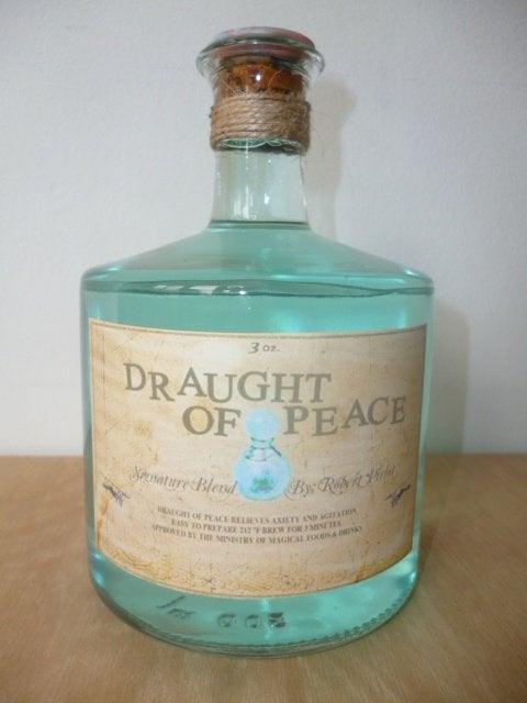 Harry Potter Draught of Peace Potion, Handgemaakt, Ophalen of Verzenden, Zo goed als nieuw, Versiering, Overige
