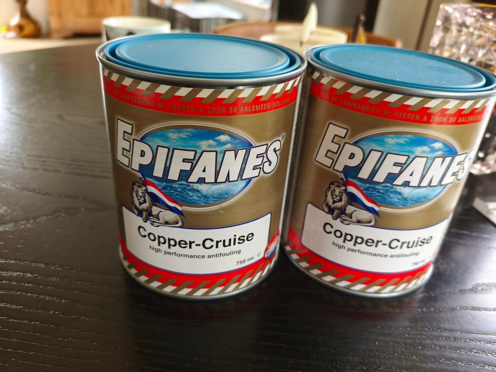2x Epifanes Copper-Cruise antifouling 750ml, Ophalen of Verzenden, Nieuw, Verven