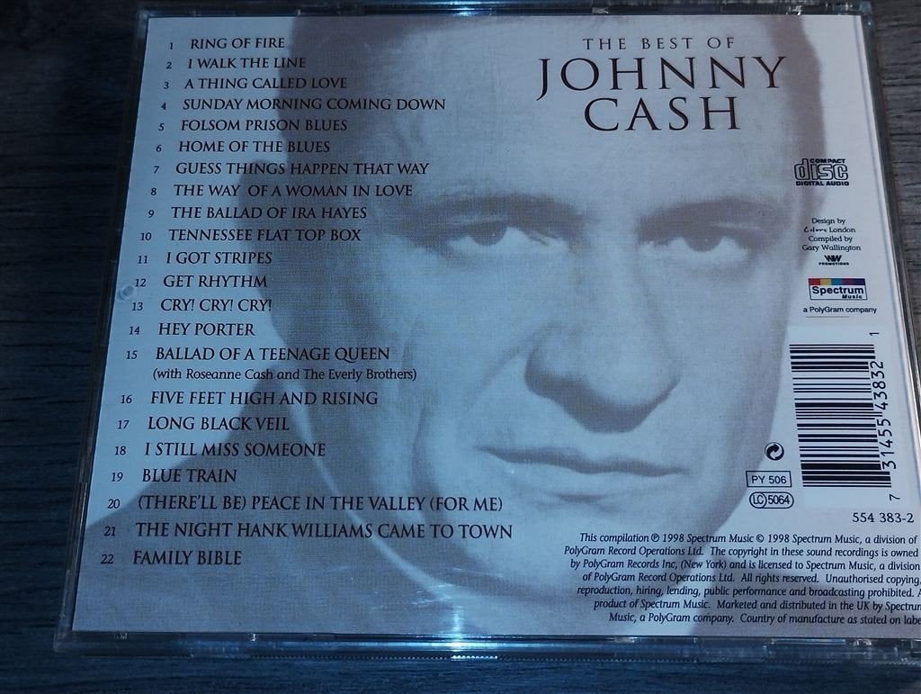 Johnny Cash – The Best Of Johnny Cash, Ophalen of Verzenden, Zo goed als nieuw