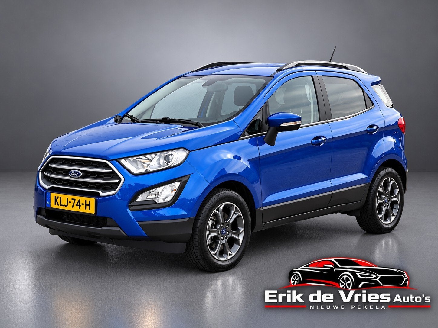 Ford ECOSPORT 1.0 EcoBoost Titanium " Nwe Distributieriem ", Voorwielaandrijving, Gebruikt, Ecosport, Blauw