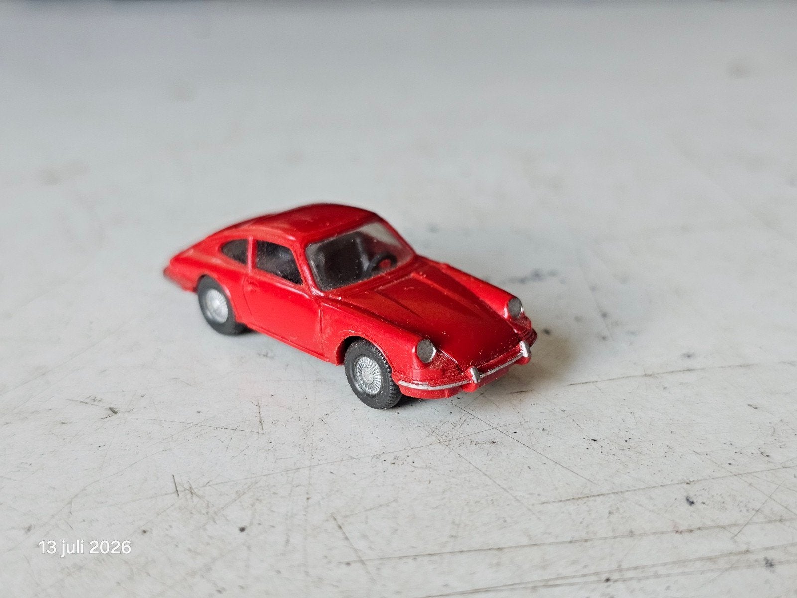 Wiking Porsche 911 HO schaal modeltrein auto rood, Ophalen of Verzenden