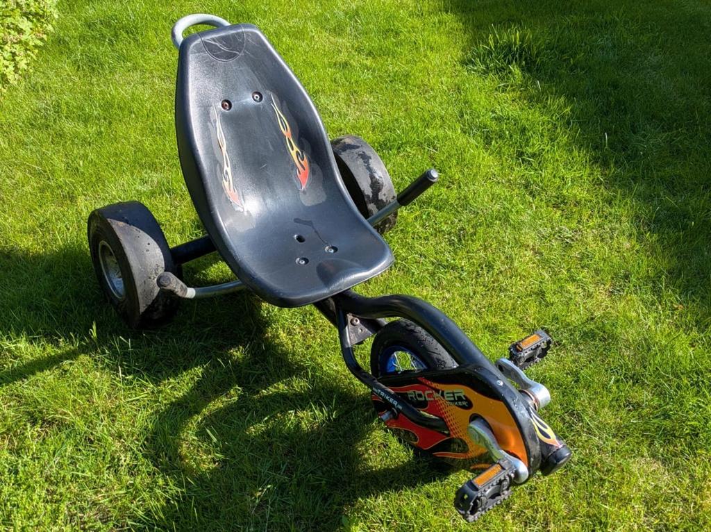 Trike Rocker - Flame | kind, Ophalen, Gebruikt, Terugtraprem, Verstelbare zitting