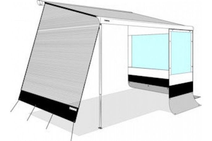 Thule sunblocker G2 side 2,5 m M model 307278, Ophalen, Zo goed als nieuw