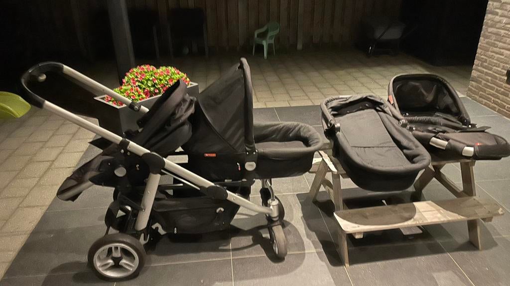 Dubbele Kinderwagen Topmark, Ophalen, Overige merken