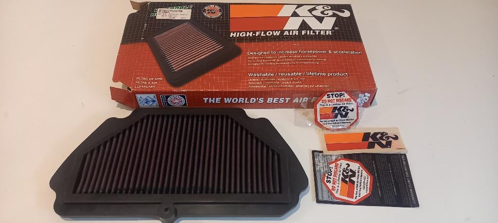kawasaki ZX636R - ZX6R K&N luchtfilter 2009 - 2020, Motoren, Ophalen of Verzenden, Nieuw